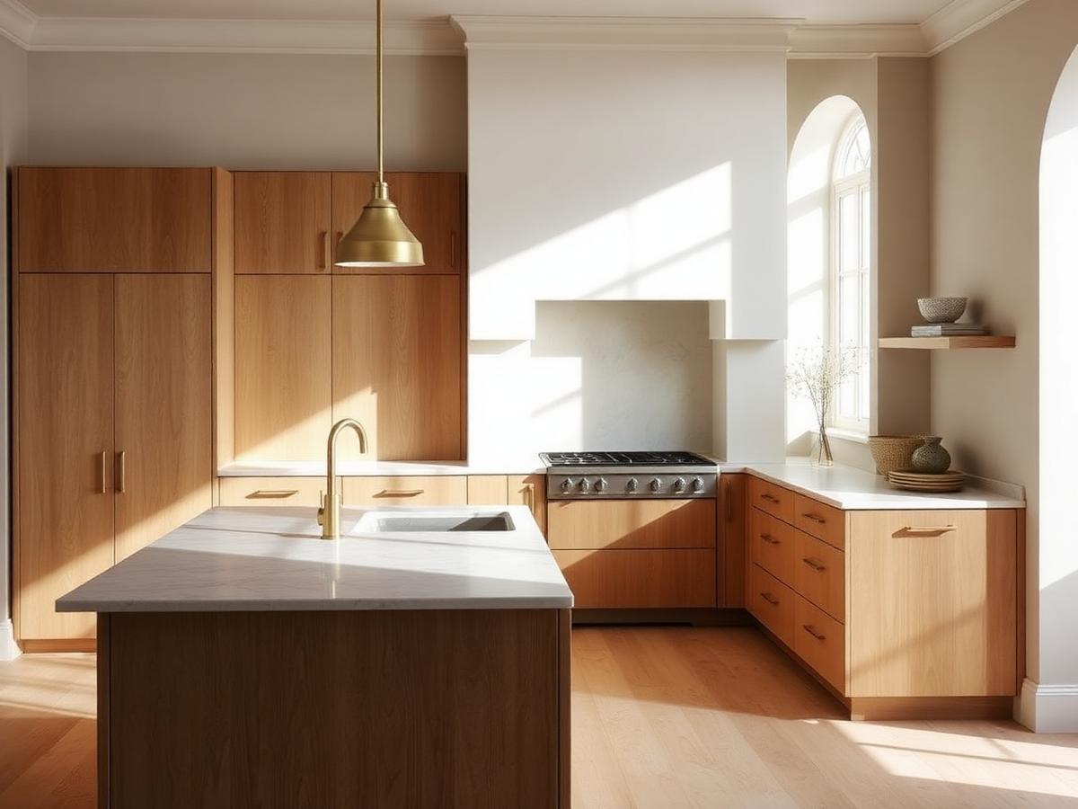 Sunlit Hearth Kitchen — Kitchen interior in DHA Phase V
